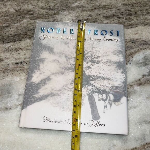 Stopping by Woods on a Snowy Evening By Robert Frost Illustrated Hardcover New - Picture 11 of 13